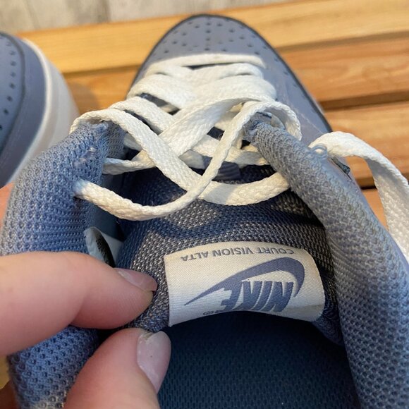 CLEARANCE! Nike Women's Size 8 Court Vision Alta Sneakers Ashen Slate Platform - Picture 8 of 9